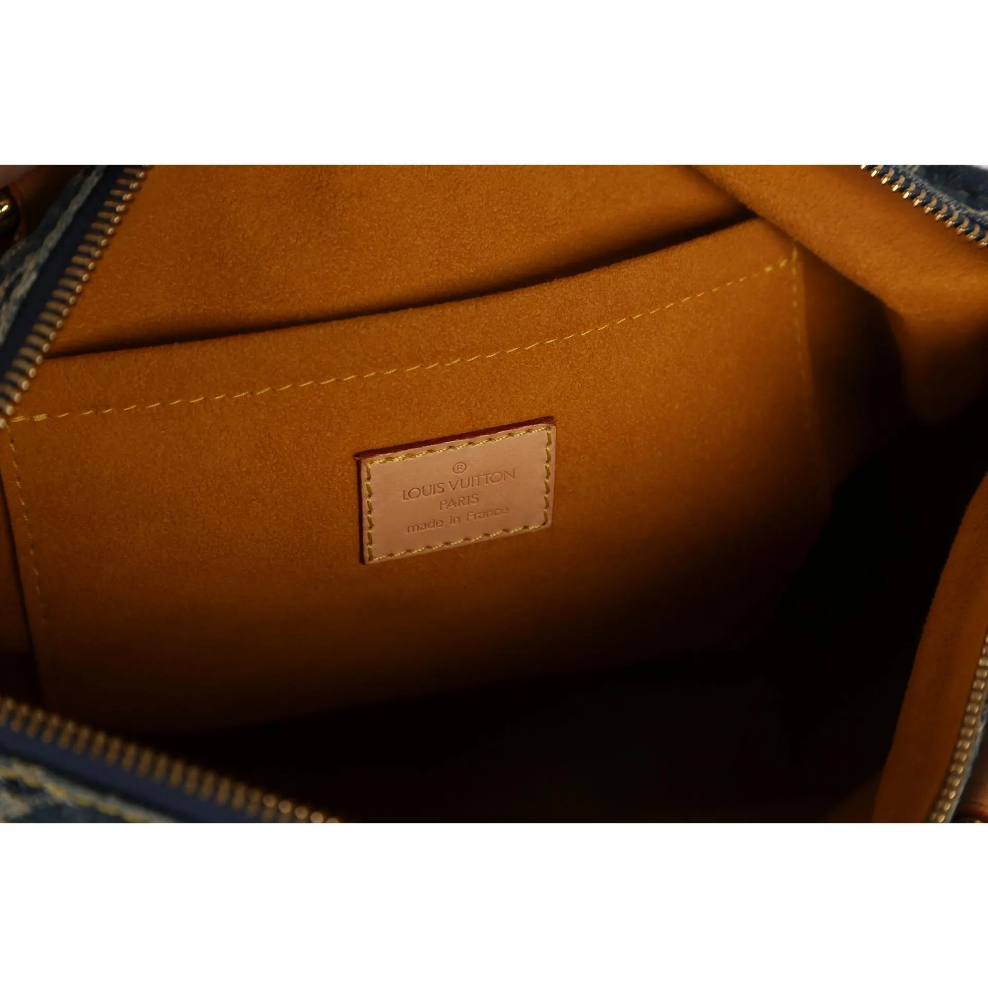 Louis Vuitton Denim Monogram Speedy Bag