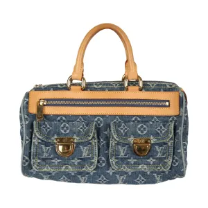 Louis Vuitton Denim Monogram Speedy Bag