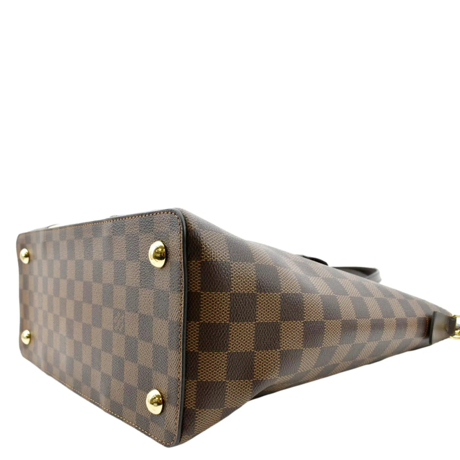 LOUIS VUITTON Jersey Damier Ebene Tote Shoulder Bag Creme