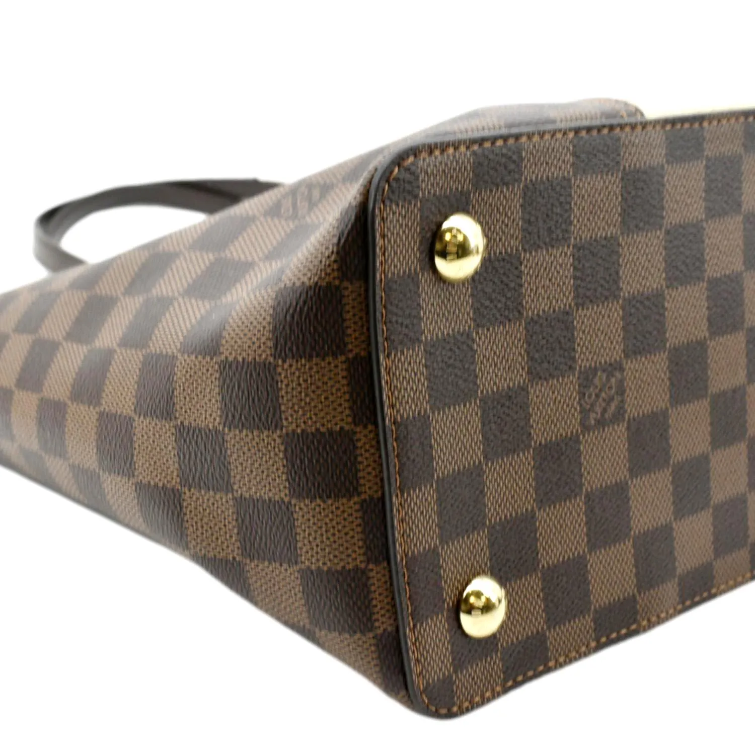 LOUIS VUITTON Jersey Damier Ebene Tote Shoulder Bag Creme