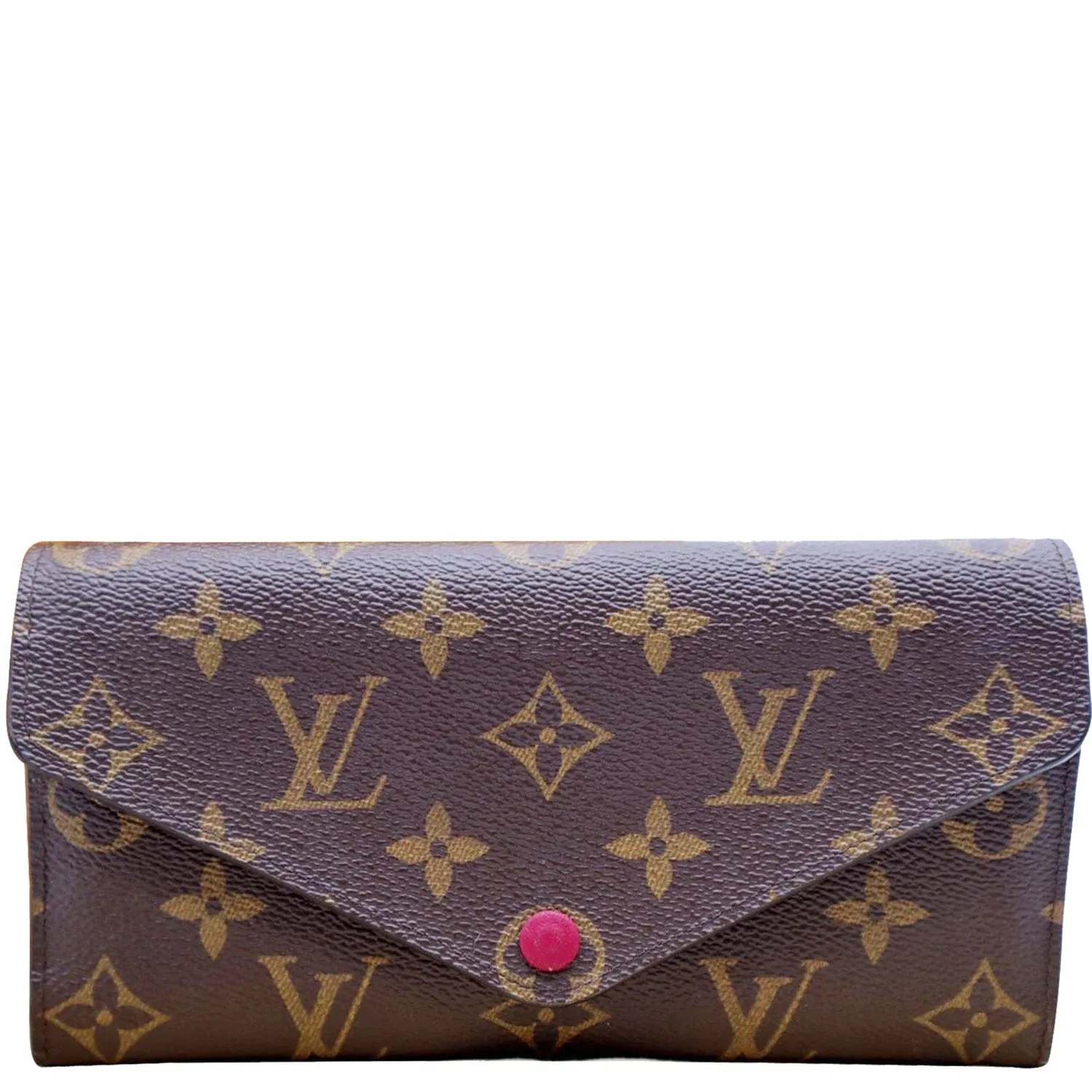 LOUIS VUITTON Josephine Monogram Canvas Wallet Brown