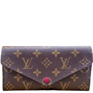 LOUIS VUITTON Josephine Monogram Canvas Wallet Brown
