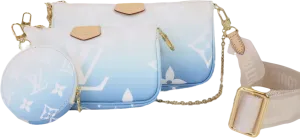 Louis Vuitton Ltd.Edition Blue Multi Pochette, Pool Ombre Handbag