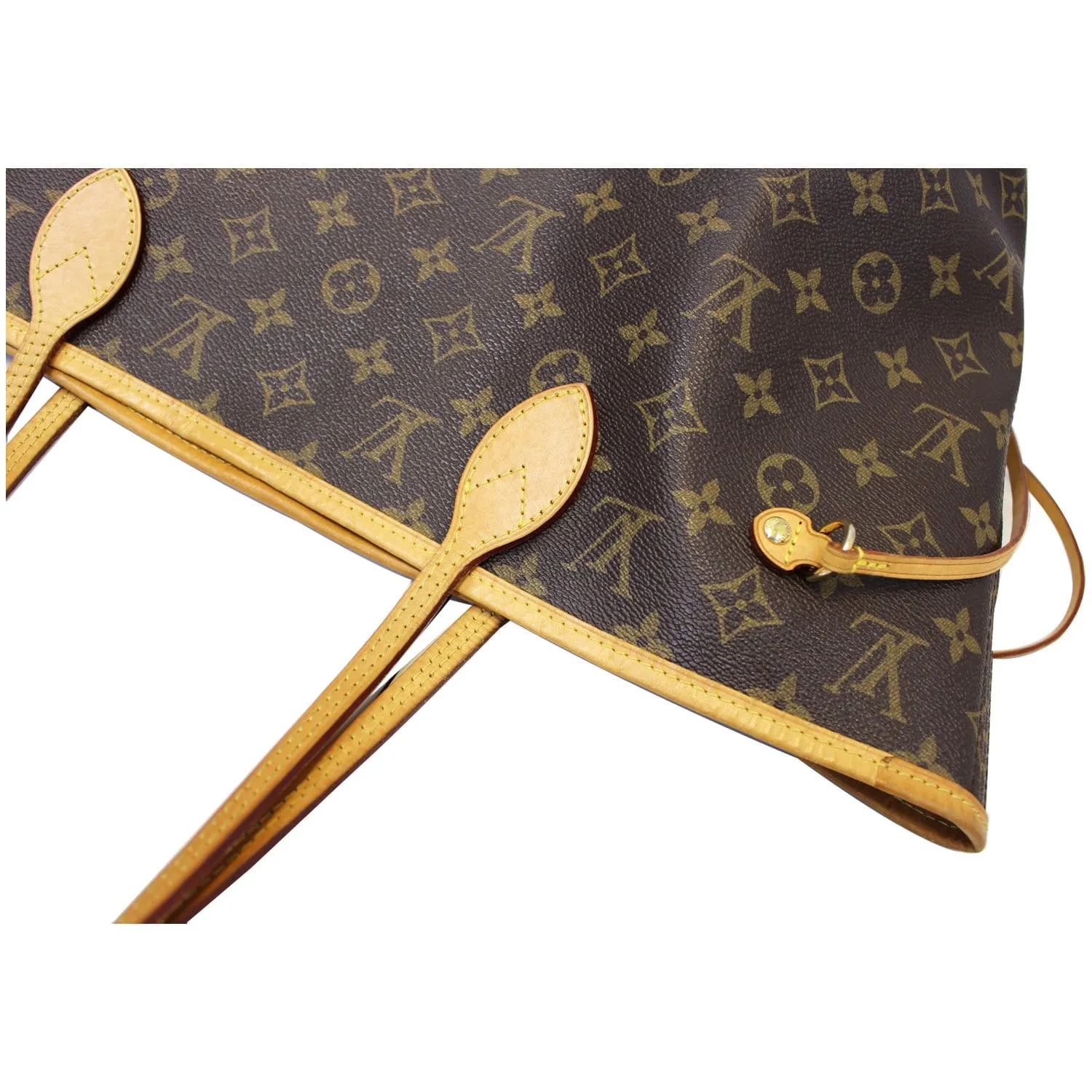LOUIS VUITTON Monogram Canvas Neverfull MM Brown Tote Bag