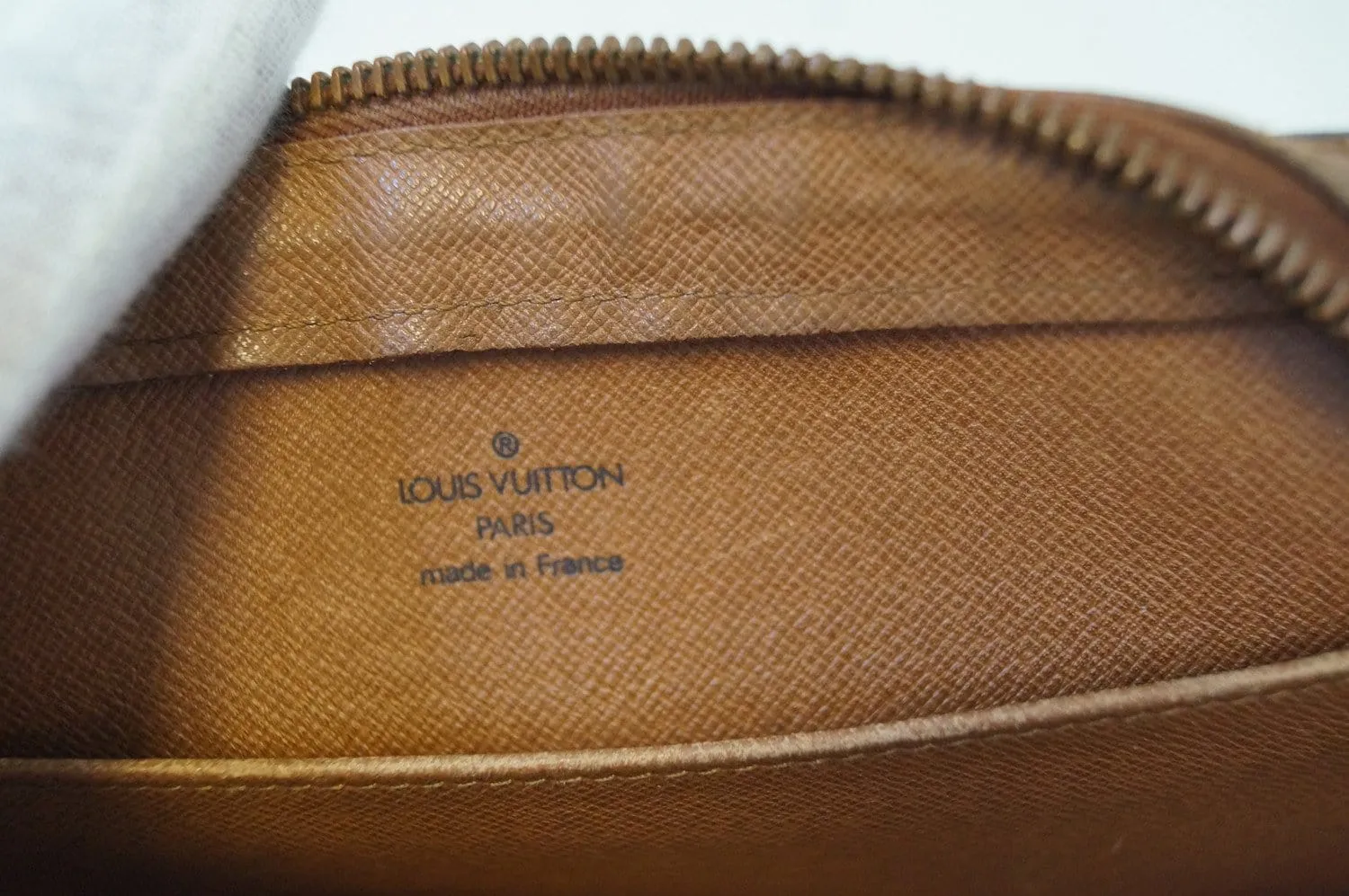 LOUIS VUITTON Monogram Canvas Orsay Brown Clutch