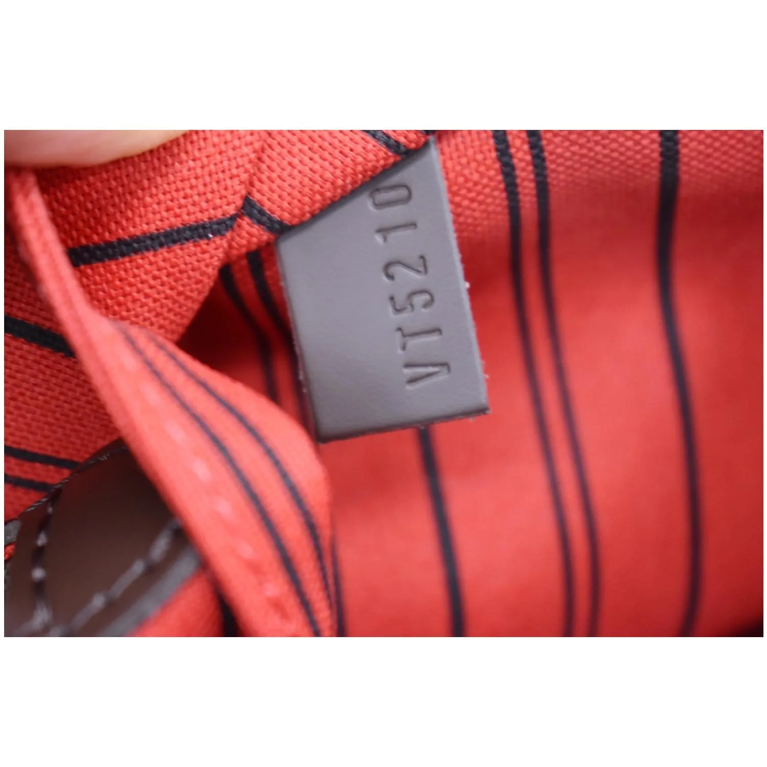 LOUIS VUITTON Neverfull GM Damier Ebene Tote Bag Brown