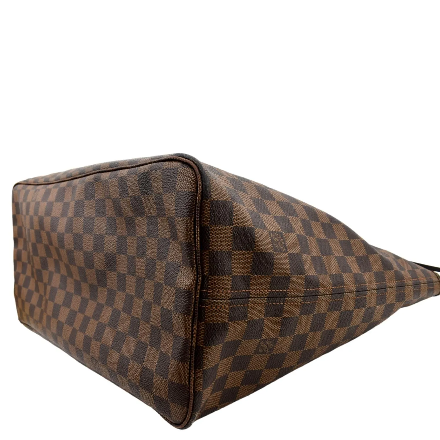 LOUIS VUITTON Neverfull GM Damier Ebene Tote Shoulder Bag Brown