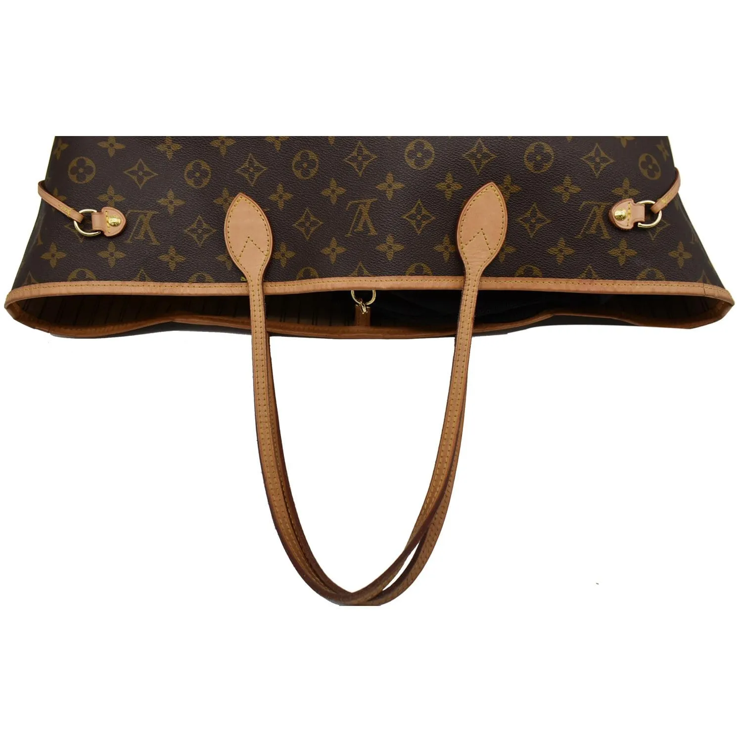 LOUIS VUITTON Neverfull GM Monogram Canvas Tote Bag Brown