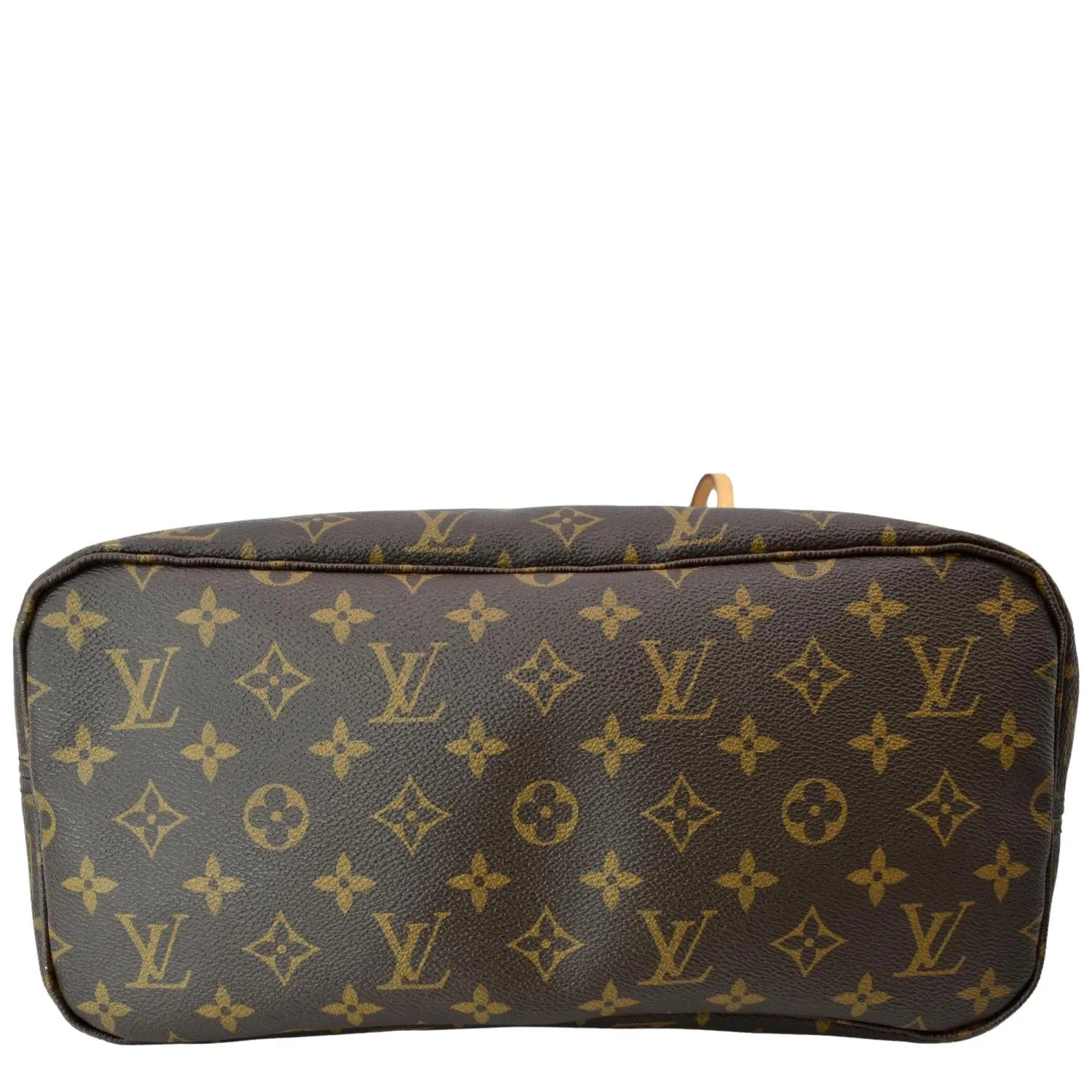 LOUIS VUITTON Neverfull MM Monogram Canvas Tote Bag Brown