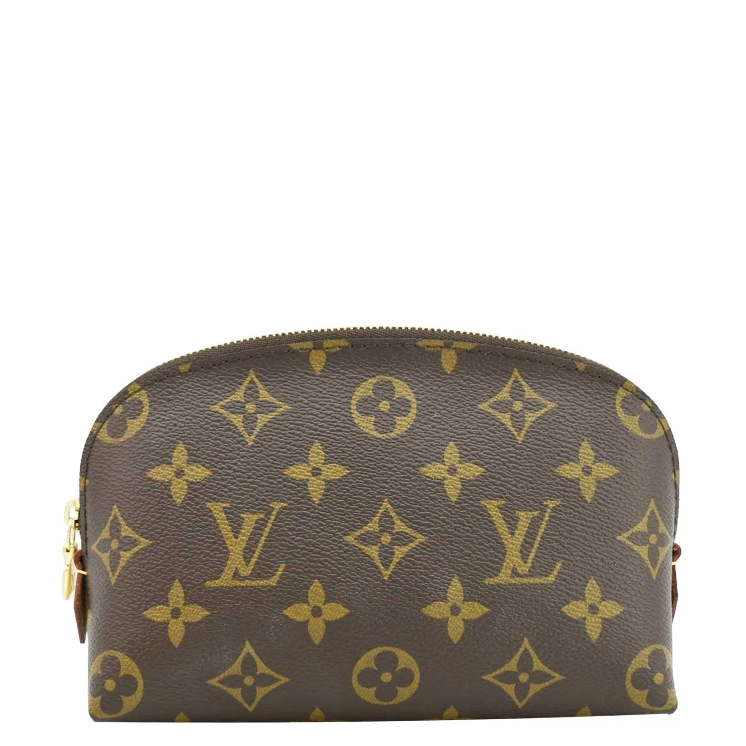 LOUIS VUITTON PM Monogram Canvas Cosmetic Pouch Brown
