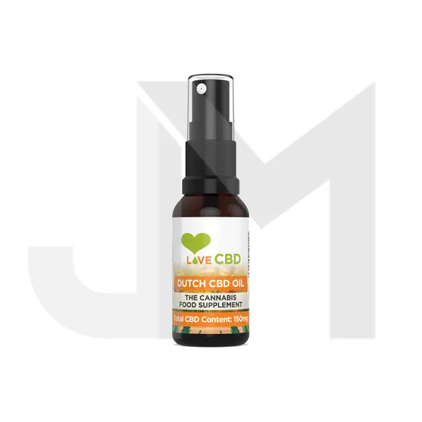 Love CBD 150mg Dutch CBD Oil Spray - 20ml