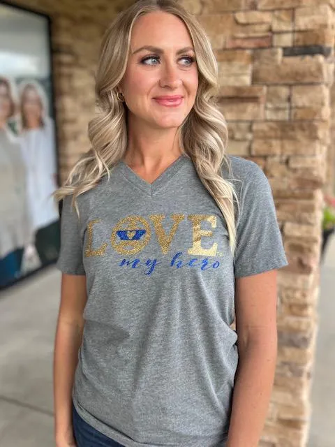 Love My Hero Tee - Deputy Sheriff