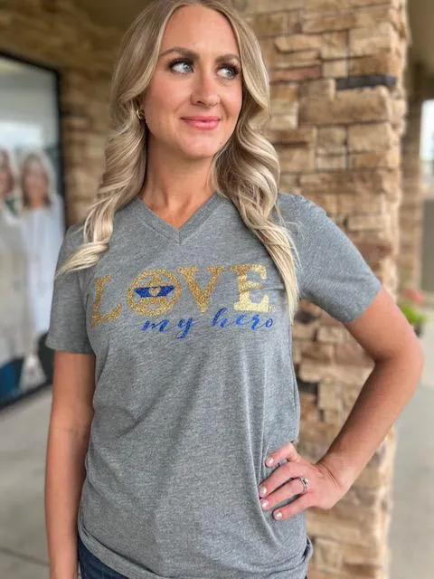 Love My Hero Tee - Deputy Sheriff