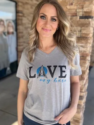 Love My Hero Tee - Space Force