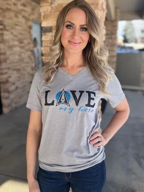 Love My Hero Tee - Space Force