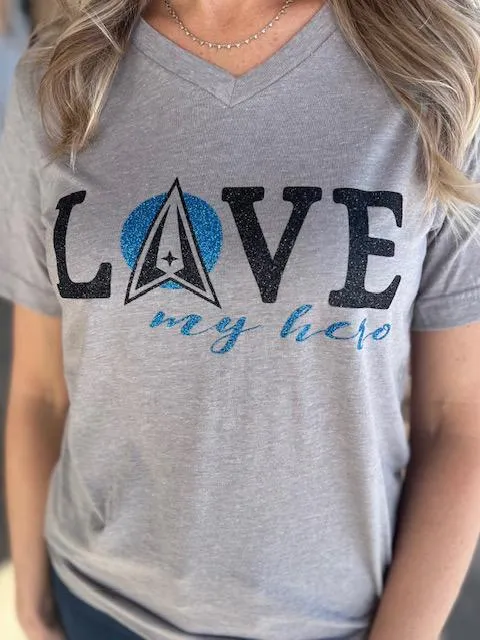 Love My Hero Tee - Space Force