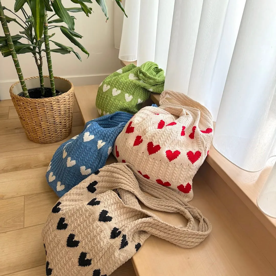 Lover's Crochet Tote Bag