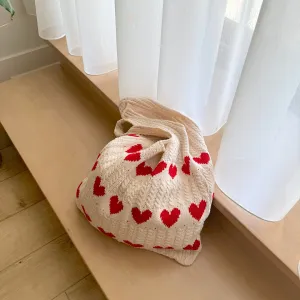 Lover's Crochet Tote Bag