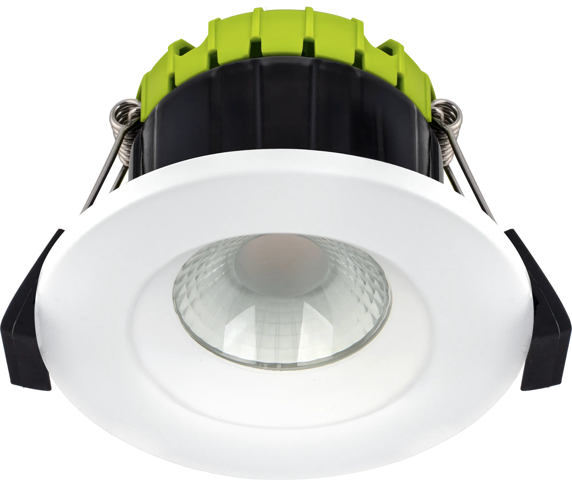 Luceco EFCB40W30 FType Compact Regressed 4W Dimmable Warm White 3000K IP65 Fire Rated LED Downlight - White