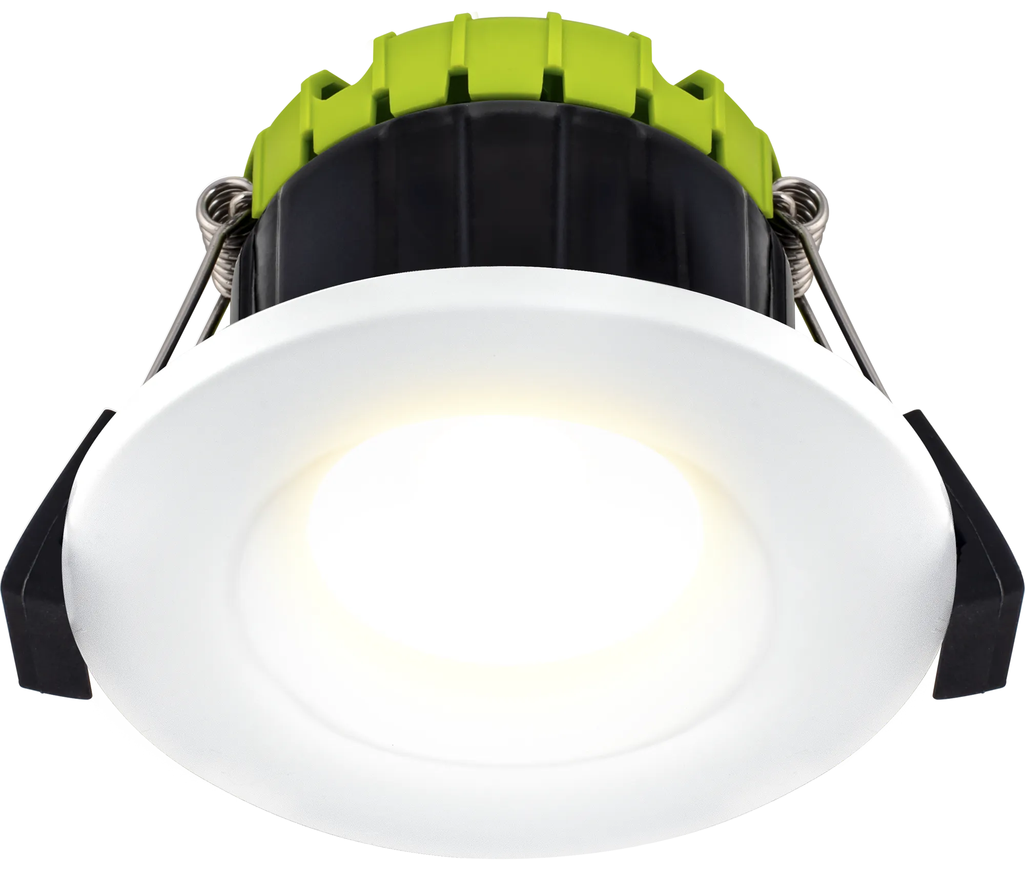 Luceco EFCB40W30 FType Compact Regressed 4W Dimmable Warm White 3000K IP65 Fire Rated LED Downlight - White