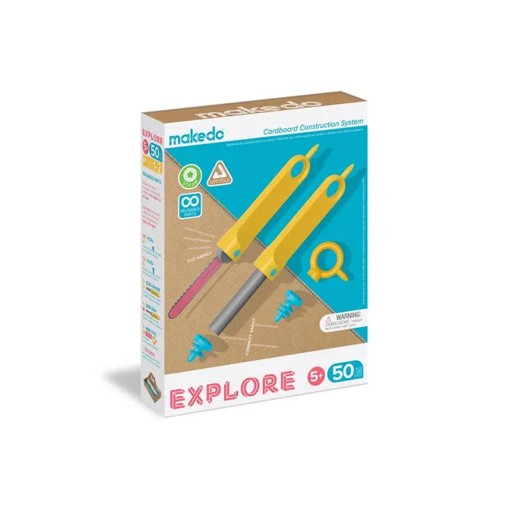 Makedo Explore - 50 pieces - 5 
