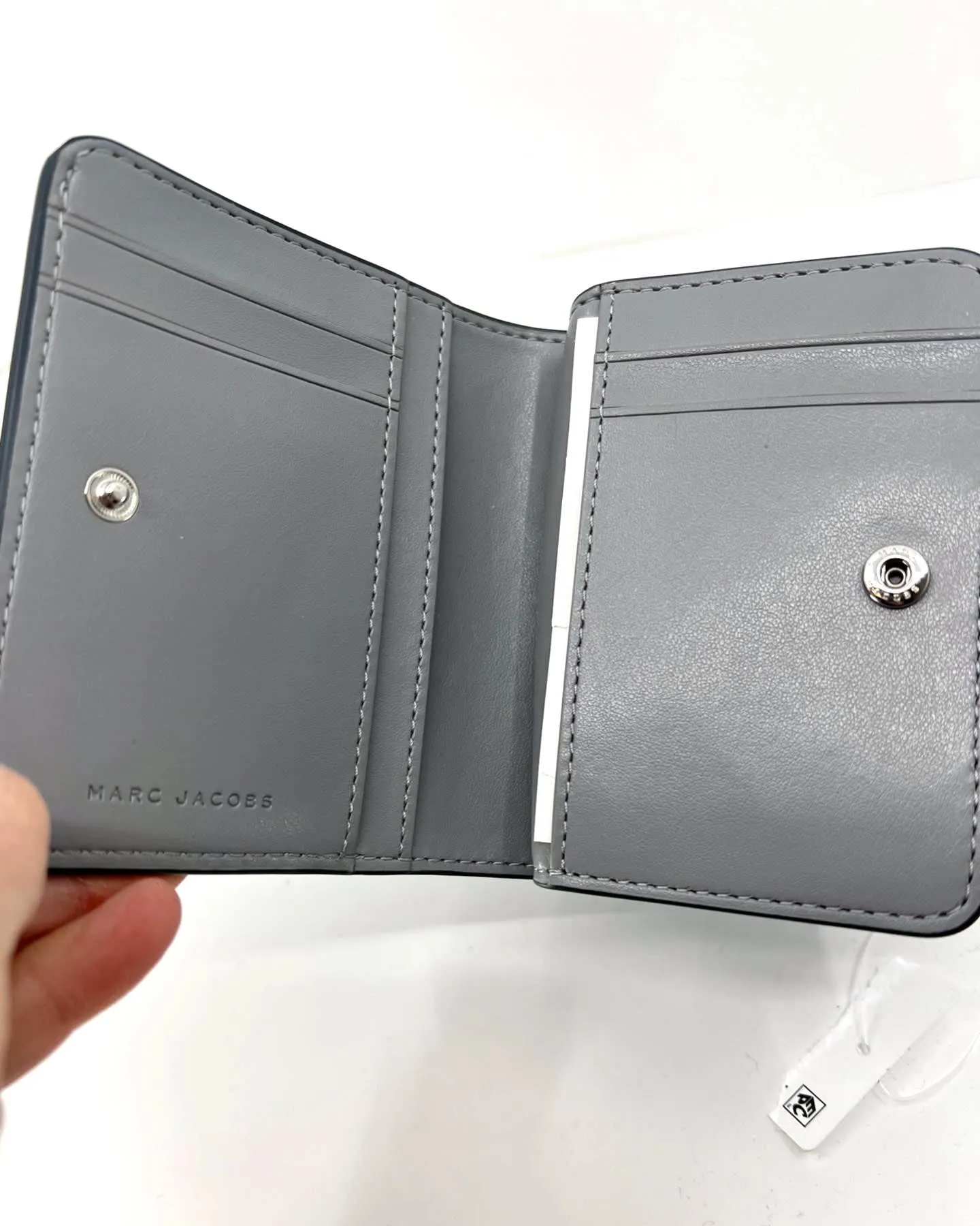 MARC JACOBS MINI LEATHER COMPACT WALLET