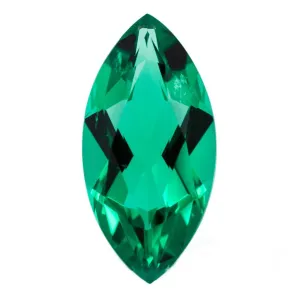 Marquise Chatham Lab-Grown Emerald Gems
