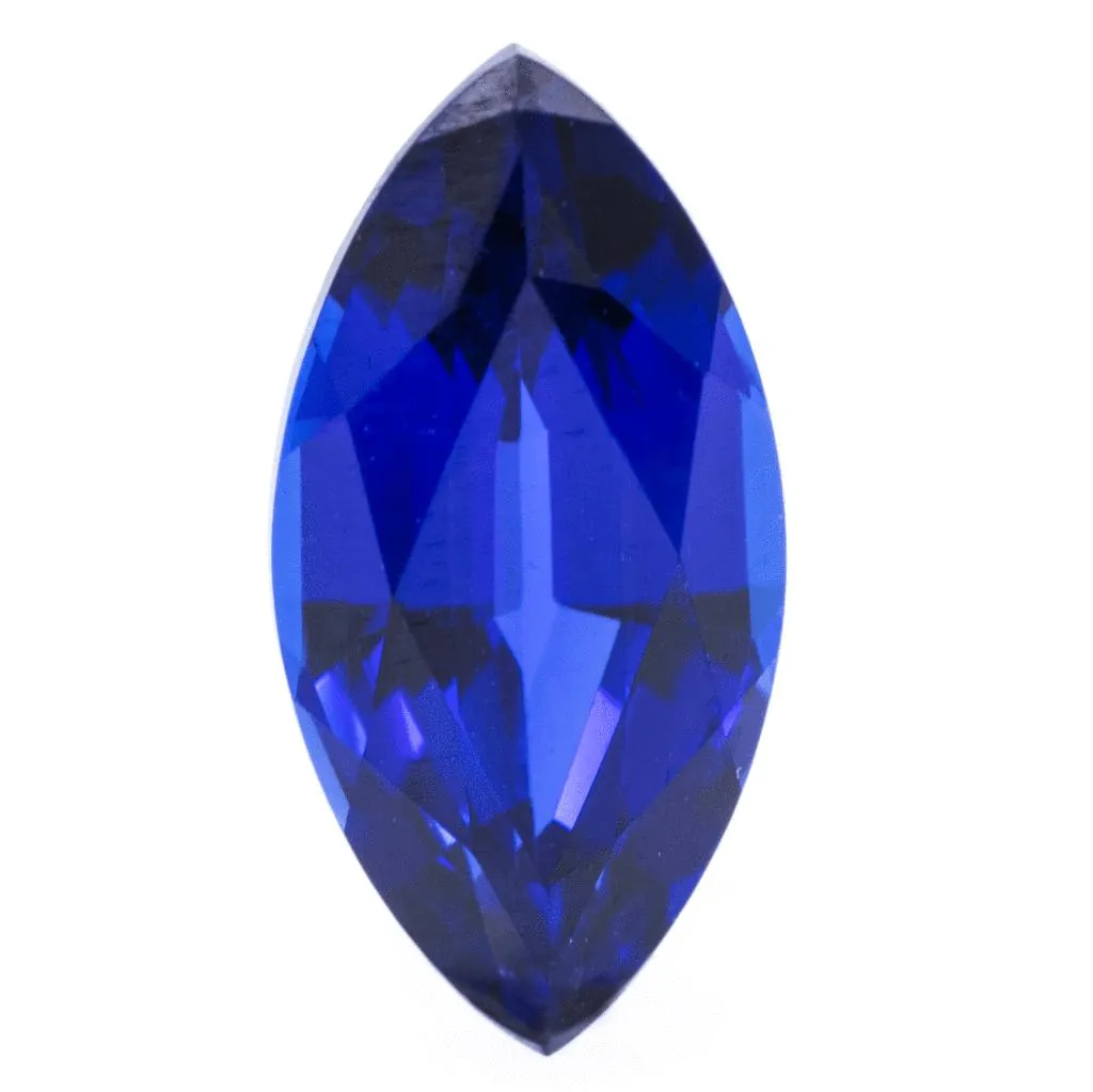 Marquise FAB Lab-Grown Blue Sapphire Gems