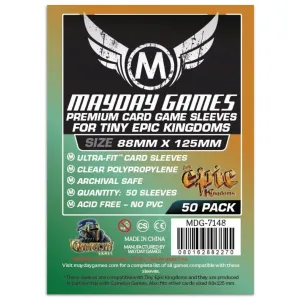 Mayday Custom Tiny Epic Kingdoms Sleeves Pack of 50 88 X 125 MM