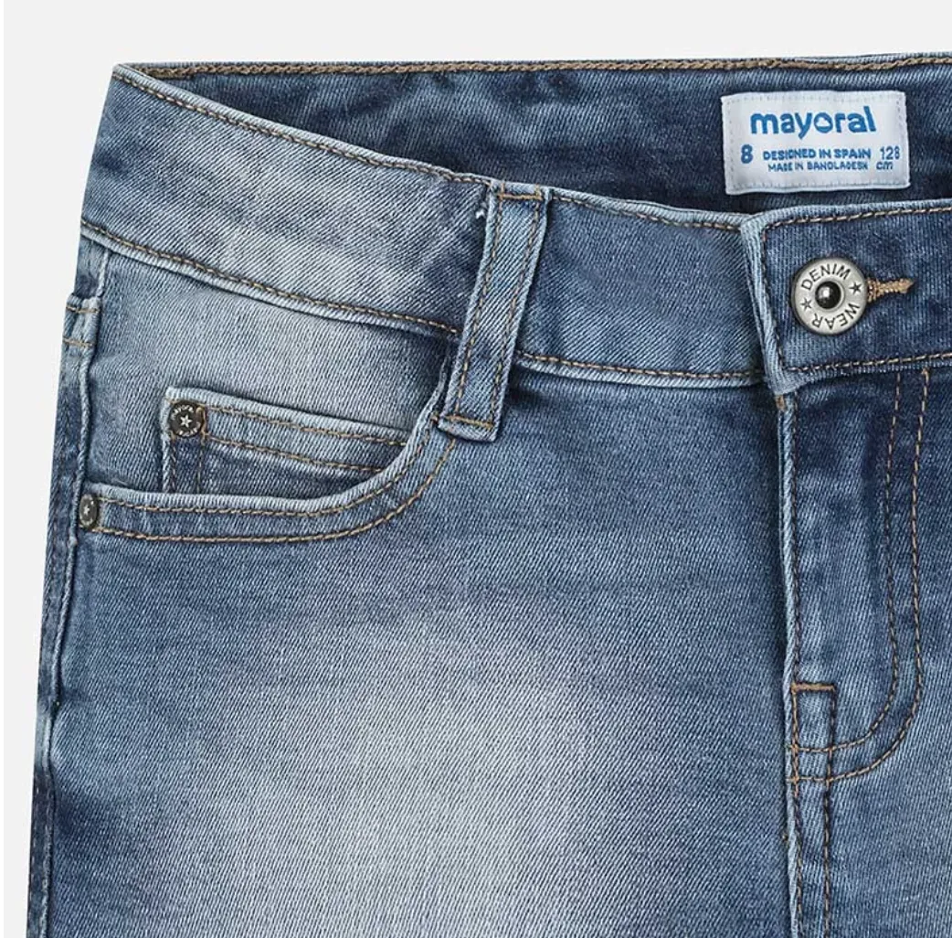 Mayoral Girls Denim Shorts