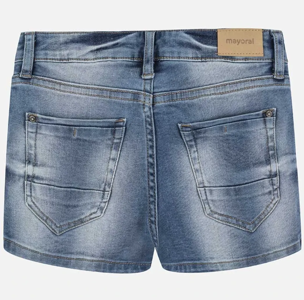 Mayoral Girls Denim Shorts