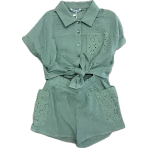 Mayoral Mint Short Set