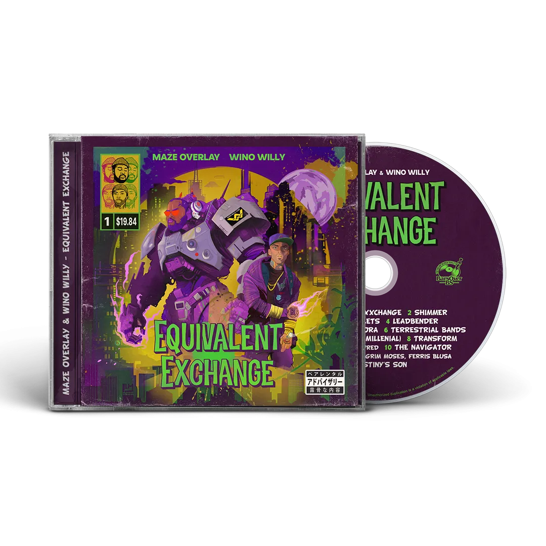 Maze Overlay x Wino Willy - Equivalent Exchange (Jewel Case CD)