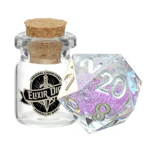 MDG Elixir Liquid Core Dice: Sorcerous Swirl (Single d20)