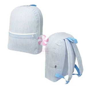 Medium Seersucker Backpacks