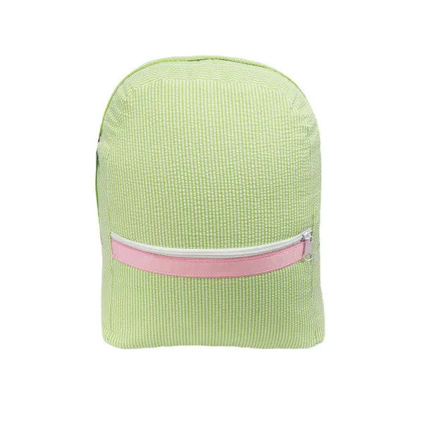 Medium Seersucker Backpacks