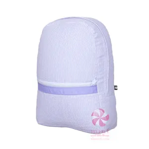 Medium Seersucker Backpacks