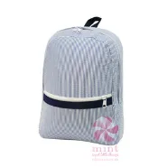 Medium Seersucker Backpacks