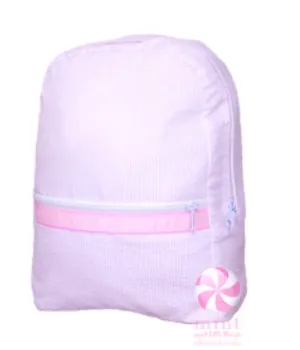 Medium Seersucker Backpacks