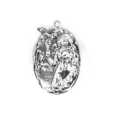 Mermaid w/Fish Oval
