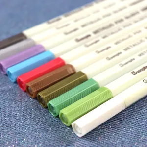 Metallic Coloured Marker Pens | Art Journalling