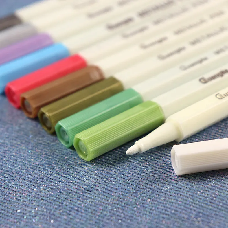 Metallic Coloured Marker Pens | Art Journalling