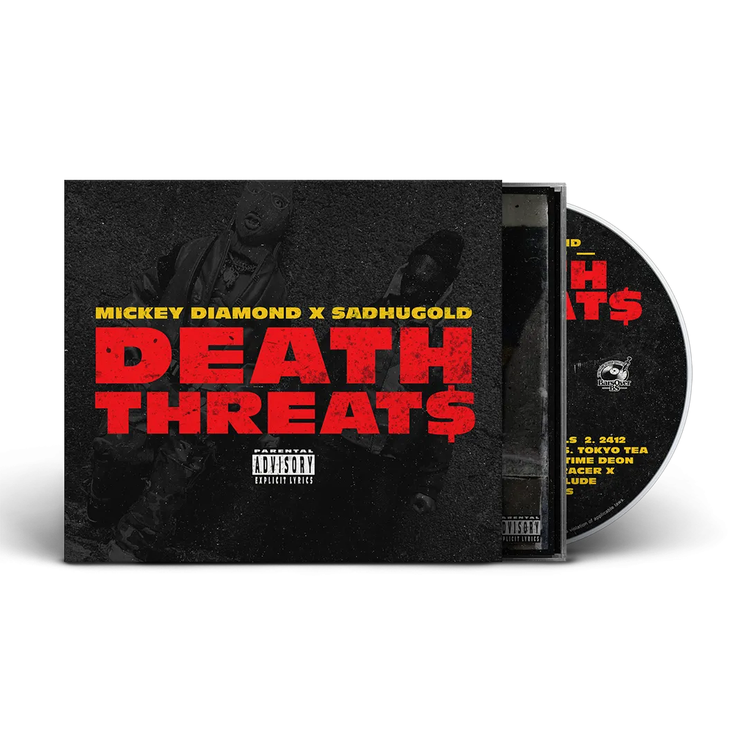 Mickey Diamond - Death Threats (Jewel Case CD With O-CARD)(Glass Mastered)