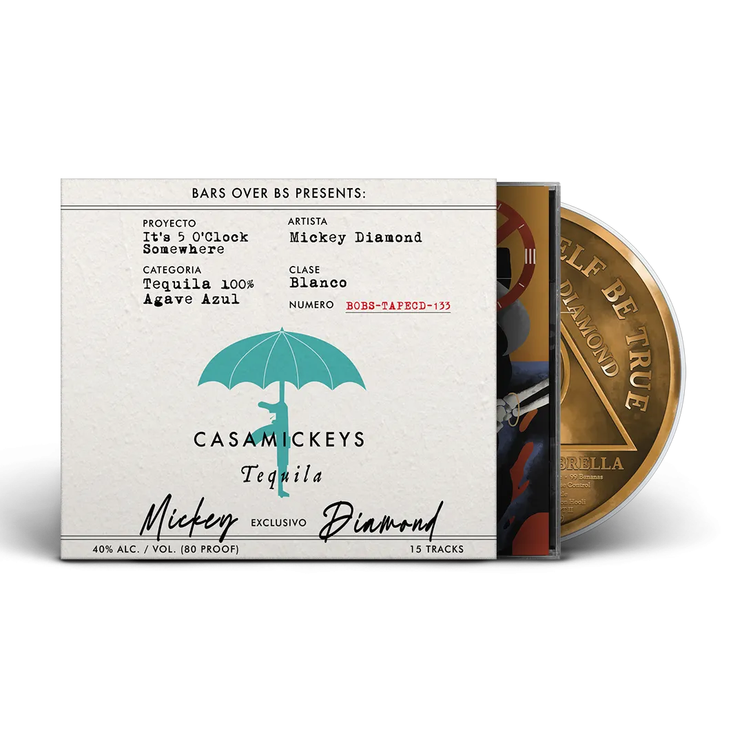 Mickey Diamond - Its 5 O'Clock Somewhere (Jewel Case With Blanco O-Card) (USA CUSTOMERS ONLY) (ONLY AVAILABLE FOR 5 MINUTES)