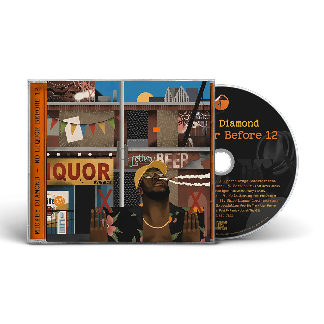 Mickey Diamond - No Liquor Before 12 (2nd Edition) (Jewel Case CD) (Glass Mastered CD)