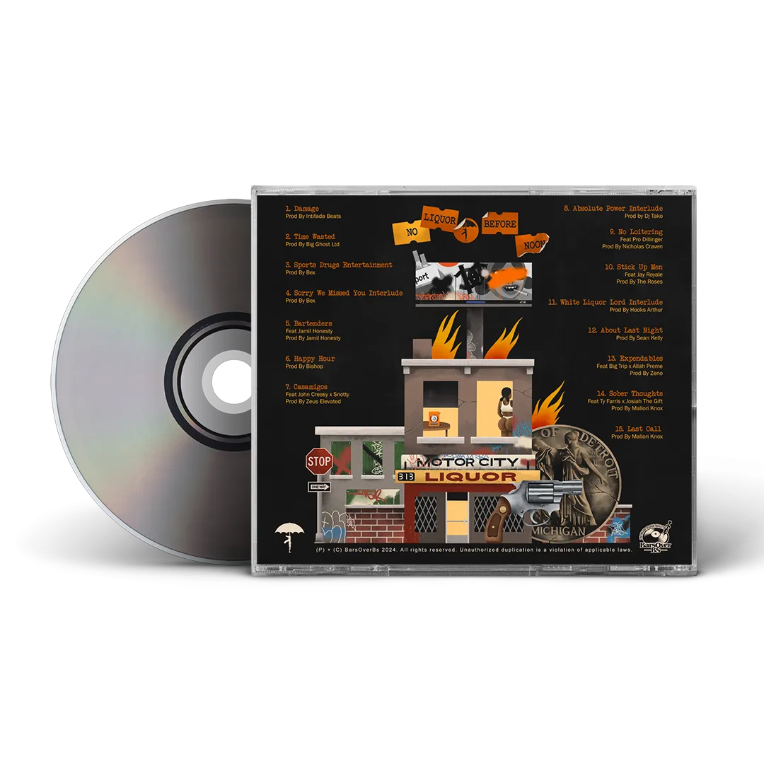 Mickey Diamond - No Liquor Before 12 (2nd Edition) (Jewel Case CD) (Glass Mastered CD)