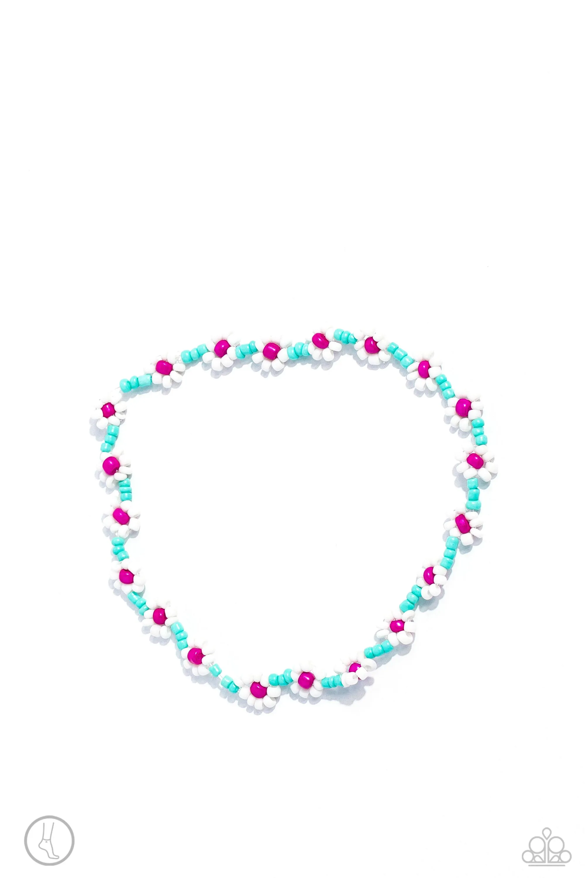 Midsummer Daisy - Blue Anklet