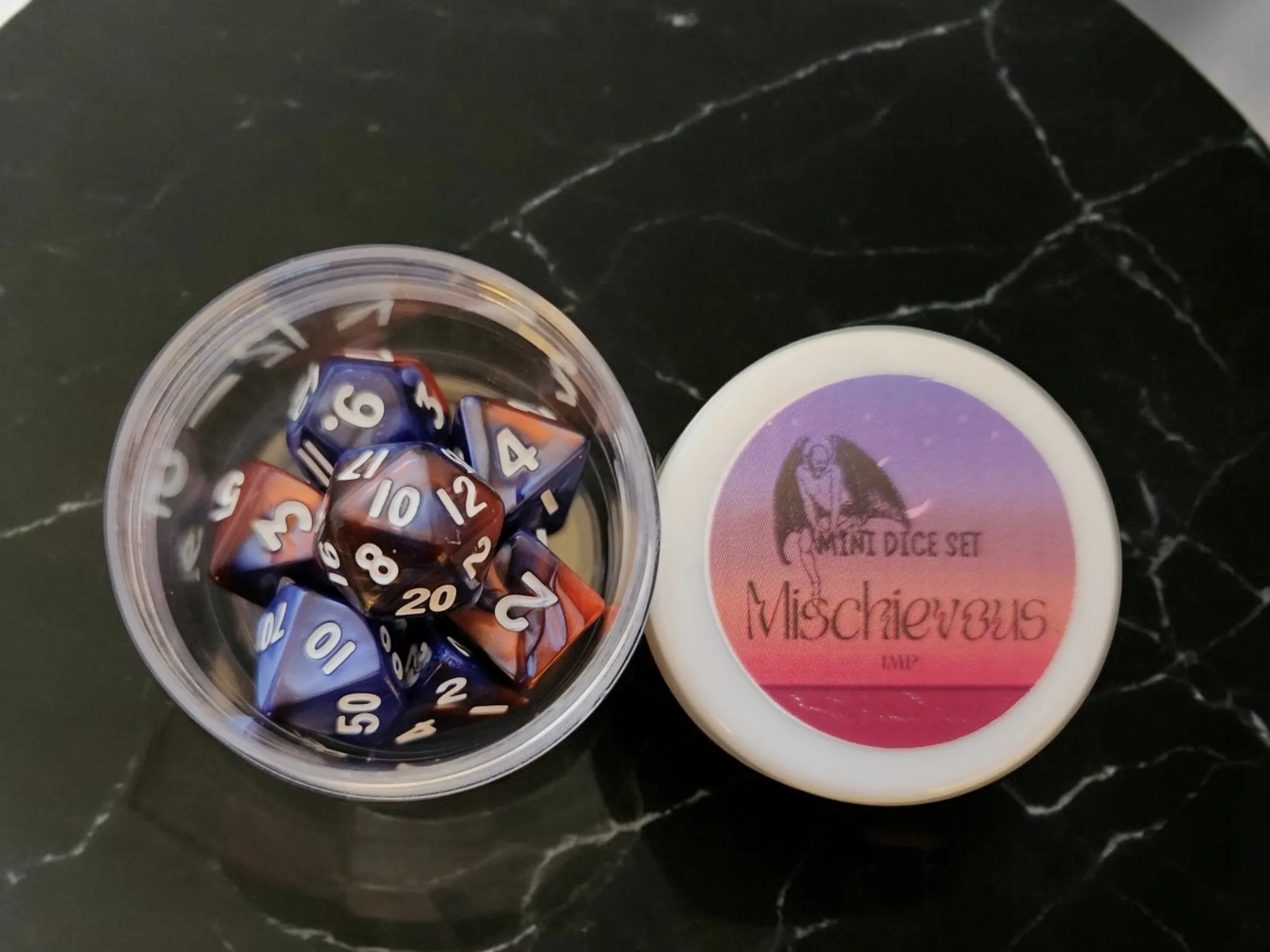 Mini dice set, Mischievous Imp set