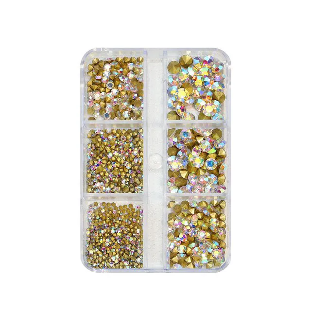 Mix Size 3D Sharp Diamond - 02# AB