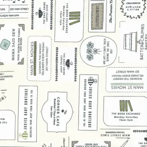 MODA - Main Street - By Sweetwater - 55640-11 Vanilla-Multi